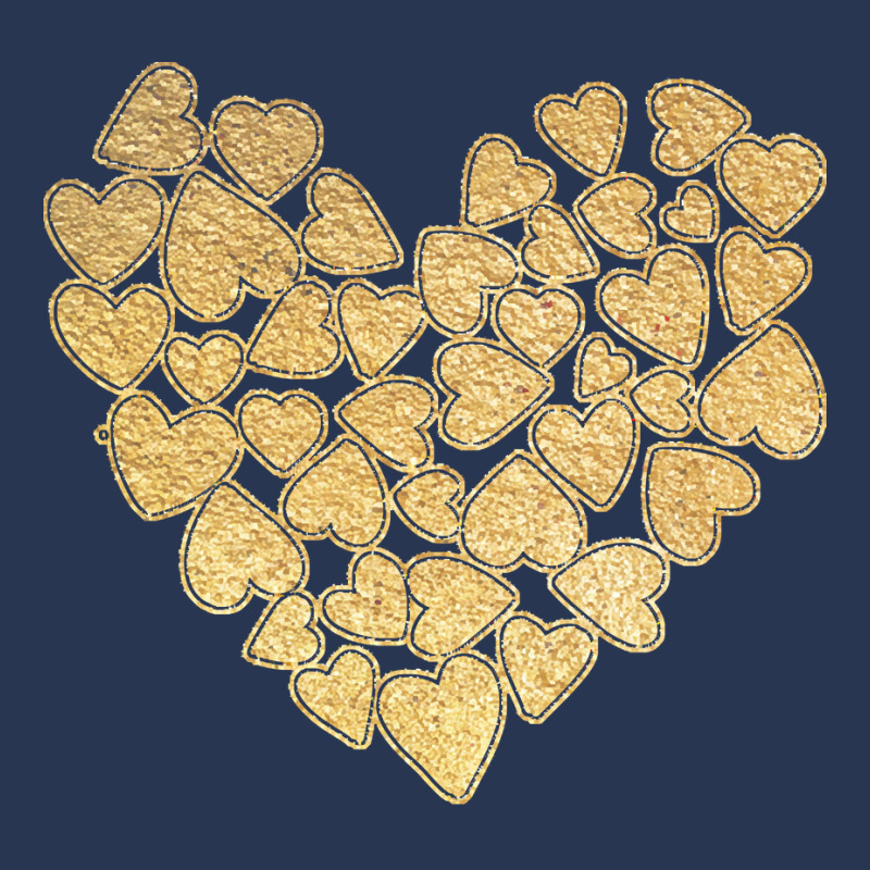 Gold Heart T  Shirt Gold Heart Valentine's Day T  Shirt Men Denim Jacket | Artistshot