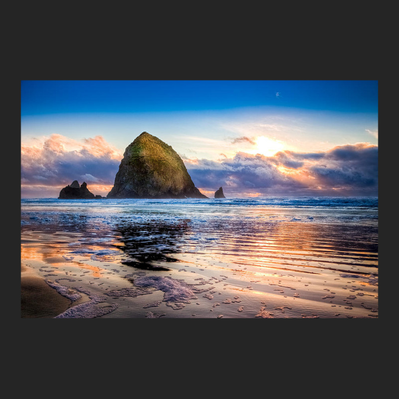 Haystack Rock Niels Nielsen Unisex Hoodie by cm-arts | Artistshot