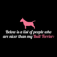 Below Is List Of People Who Are Nicer Than My Terrier V-neck Tee | Artistshot