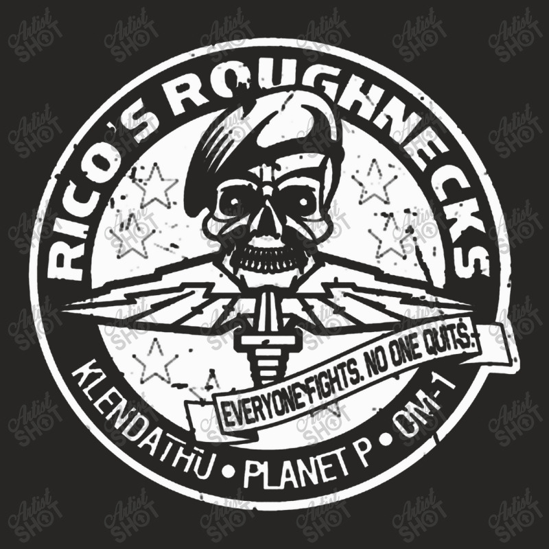 Rico's Roughnecks (panda Edition)   Starship Troopers Ladies Fitted T-Shirt by arthubnco | Artistshot