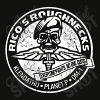 Rico's Roughnecks (panda Edition)   Starship Troopers Scorecard Crop Tee | Artistshot