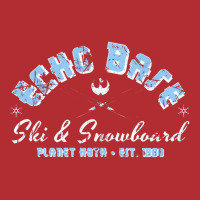 Echo Base Skiing (distressed) Ladies Fitted T-shirt | Artistshot