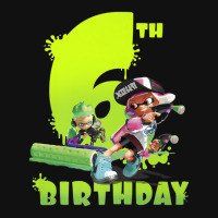 Splatoon Inkling 6th Birthday Green Splatter Portrait Iphone 13 Case | Artistshot