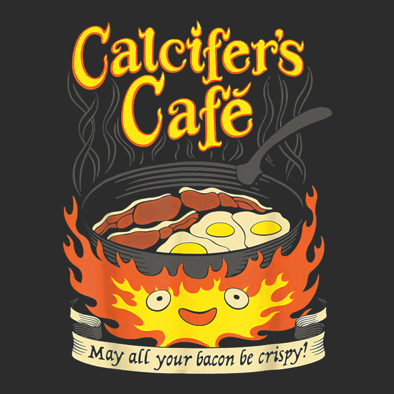 Calcifer's Cafe May All Your Bacon & Eggs Be Crispy Cooking Exclusive T-shirt by cm-arts | Artistshot