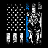 Thin Blue Line American Flag Police K9 Dog Balinese Malinois Zipper Hoodie | Artistshot