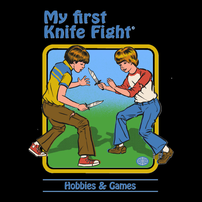 My First Knife Fight Classic Women's V-Neck T-Shirt by cm-arts | Artistshot