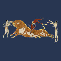 Minoan Bull Leaping Tank Top Ladies Denim Jacket | Artistshot