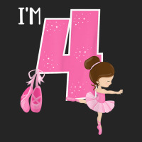 Girl_s 4 Year Old Ballerina 4th Birthday Party Ballet Dancer Unisex Hoodie | Artistshot