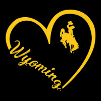 Wyoming Cowboys Heart Team Name - Apparel V-neck Tee | Artistshot