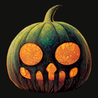 Spooky Typical Halloween Pumpkin Scorecard Crop Tee | Artistshot