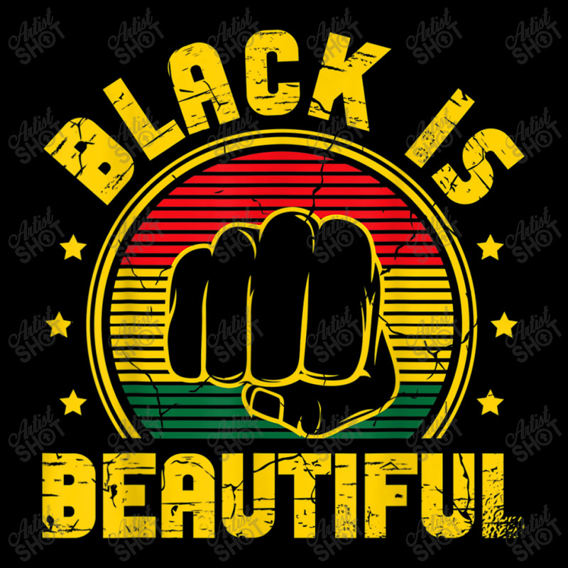 Black Is Beautiful Men Black History Month Music Vintage Retro Maternity Scoop Neck T-shirt by TyrellDesign | Artistshot