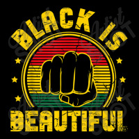 Black Is Beautiful Men Black History Month Music Vintage Retro Cropped Sweater | Artistshot