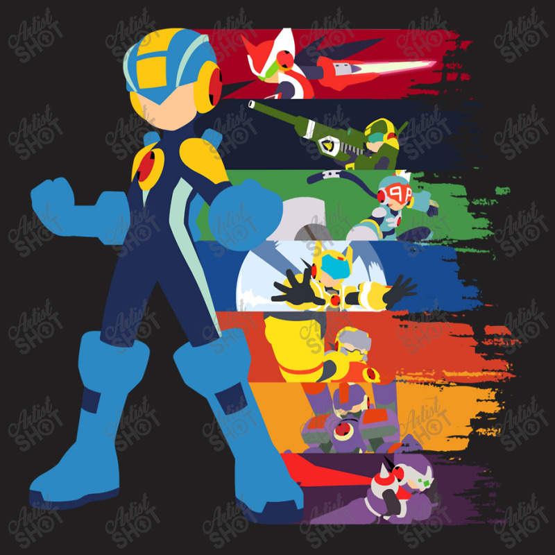 Mens Best Japanese Mega Video Man Games Gift Movie Fans T-Shirt by ArtistBrian | Artistshot