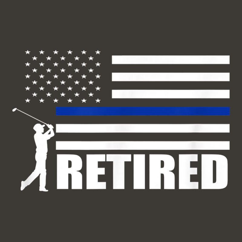 Thin Blue Line Retired Police Officer Polices Cop Golf Lover Bucket Hat ...