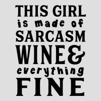 Sarcasm Wine And Everything Fine V-neck Tee | Artistshot