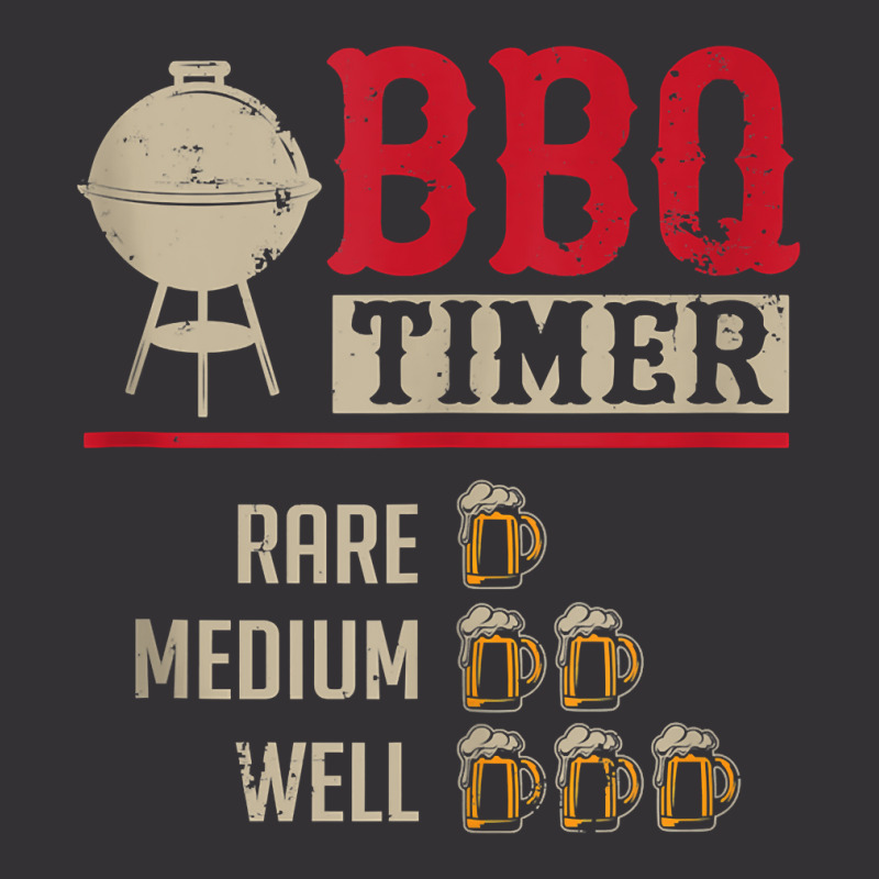 Funny Bbq Meat Cooking Timer Beer Grill Chef Barbecue Gift Tank Top Vintage Hoodie by DenningtonTyair | Artistshot