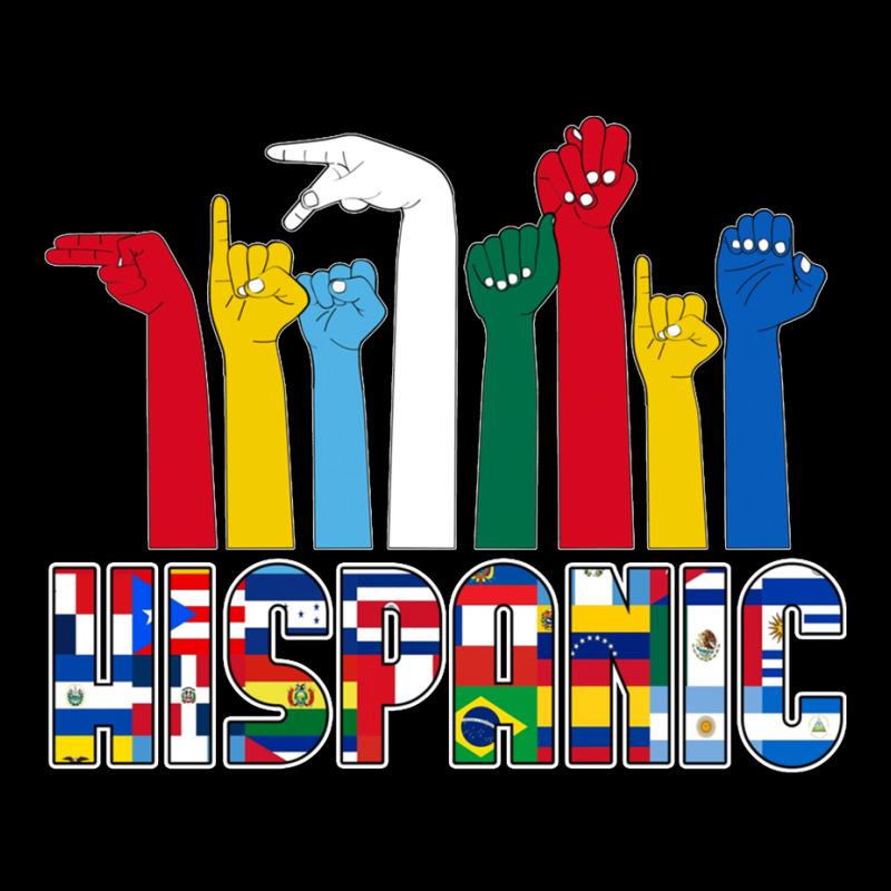 Asl Language Countries Flags Latinx Hispanic Heritage Month Sweatshirt Maternity Scoop Neck T-shirt by cm-arts | Artistshot