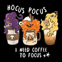 Hocus Pocus I Need Coffee To Focus Halloween Teacher Womens Pocket T-shirt | Artistshot