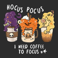 Hocus Pocus I Need Coffee To Focus Halloween Teacher Womens Exclusive T-shirt | Artistshot