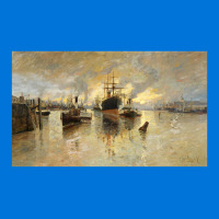 Glasgow Harbour Throw Pillow | Artistshot