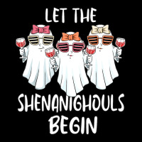 Let Shenanighouls Begin Shenanigans Ghost Halloween Women Cropped Sweater | Artistshot