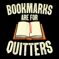 Funny Bookmarks Are For Quitters Reading Librarian Men Women Cropped Sweater | Artistshot