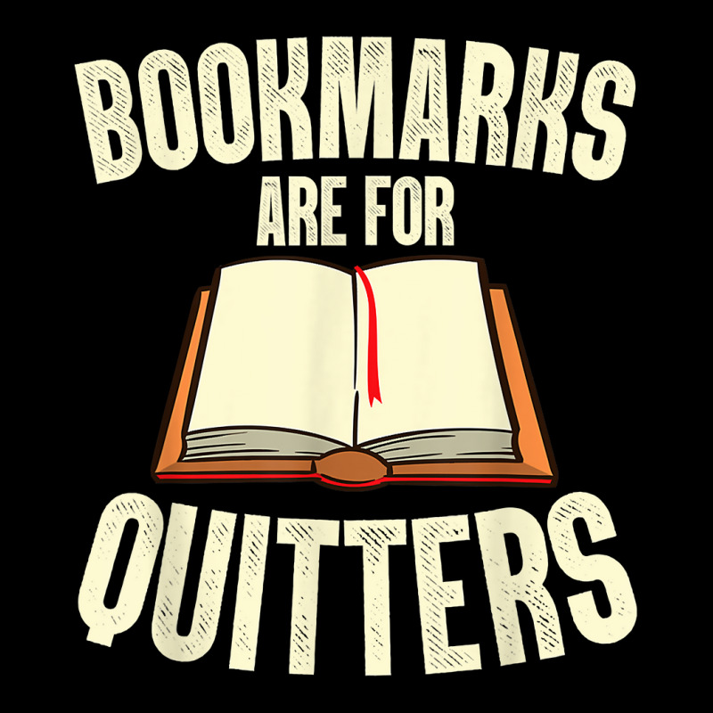 Funny Bookmarks Are For Quitters Reading Librarian Men Women Cropped Sweater by DenningtonTyair | Artistshot