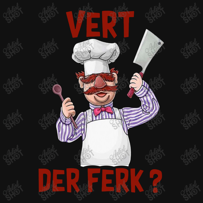 Swedish Chef Vert Der Ferk License Plate | Artistshot