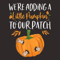 We're Adding A Little Pumpkin To Our Patch Pumpkin Pregnancy Racerback Tank | Artistshot