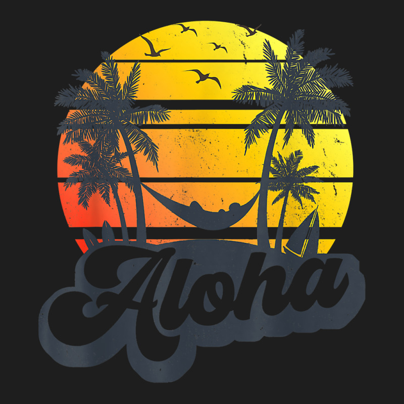 Aloha Hawaii Hawaiian Island Palm Trees Beach Vacation Classic T-shirt by FrancesTiffany | Artistshot