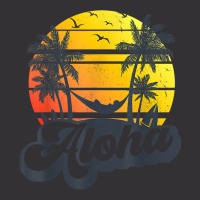 Aloha Hawaii Hawaiian Island Palm Trees Beach Vacation Vintage Hoodie And Short Set | Artistshot