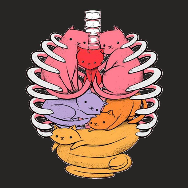 Organs Made Out Of Cats Ladies Fitted T-Shirt by cm-arts | Artistshot