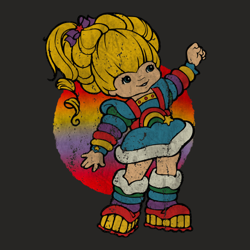 Rainbow Brite Distressed, Rainbow Brite Distressed Vintage, Rainbow Br Ladies Fitted T-Shirt by SHYUODAA | Artistshot