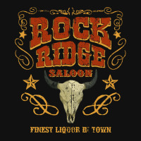 Rock Ridge Saloon, Rock Ridge Saloon Art, Rock Ridge Saloon Vintage, R Baby Beanies | Artistshot