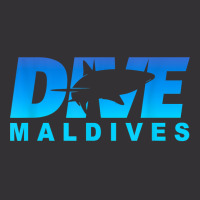 Dive Maldives With Shark, Scuba Diving In The Maldives Vintage Short | Artistshot