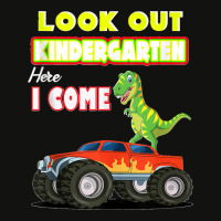 Look Out Kindergarten Here I Come Dinosaurs Back To School Tank Top Scorecard Crop Tee | Artistshot