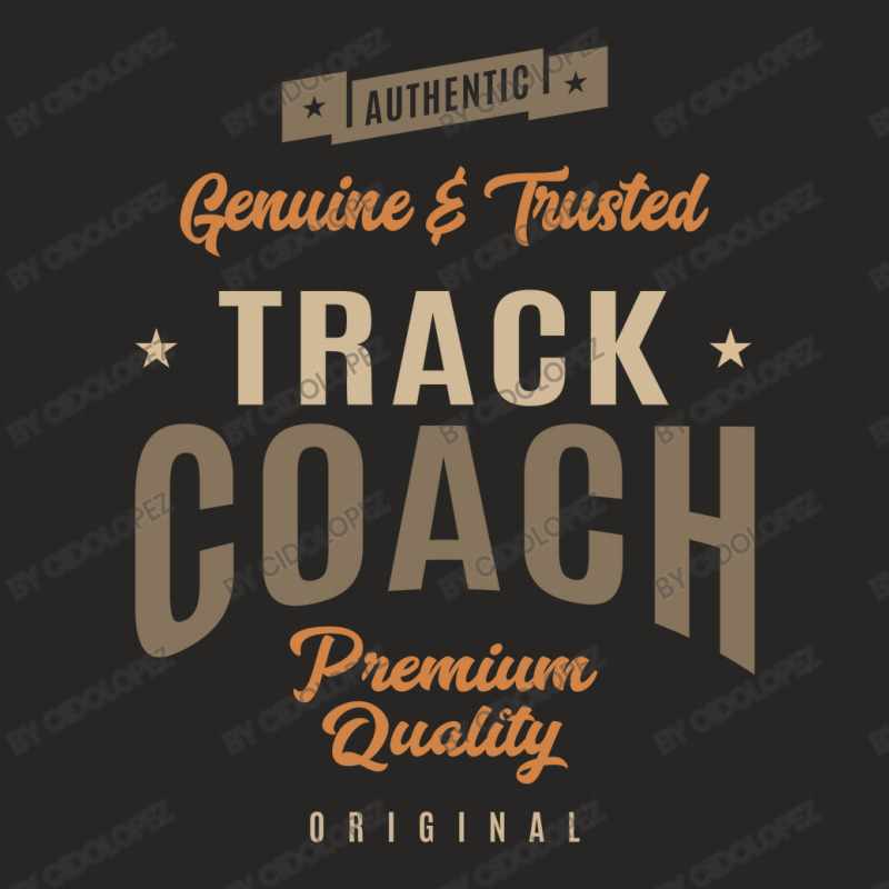 Funny Track Coach Job Occupation Ladies Fitted T-Shirt by cidolopez | Artistshot