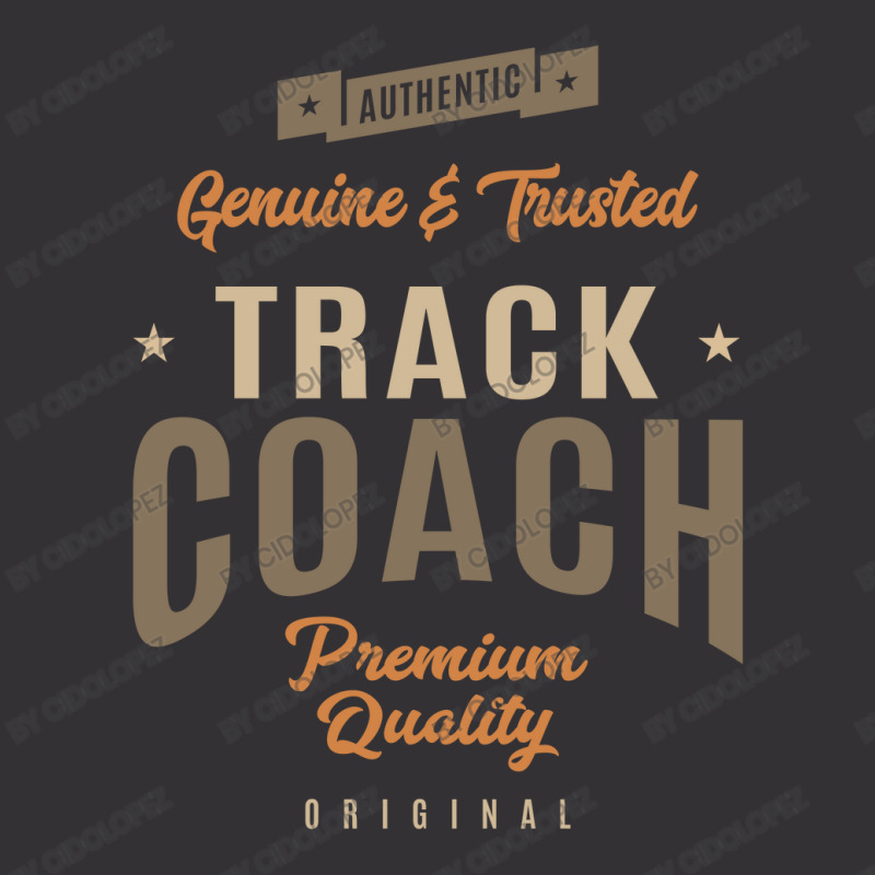 Funny Track Coach Job Occupation Vintage Hoodie by cidolopez | Artistshot