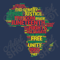 Juneteenth Africa Map Words June 19th 1865 Men Women Kids Video Games  Men Denim Jacket | Artistshot