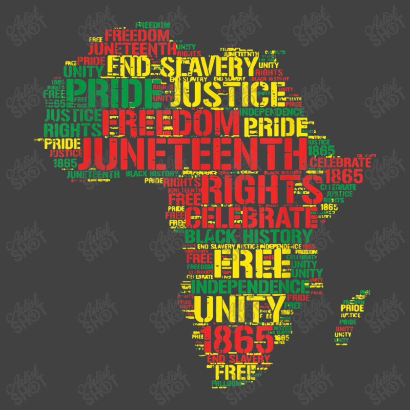 Juneteenth Africa Map Words June 19th 1865 Men Women Kids Video Games  Vintage T-Shirt by RoyDesign | Artistshot