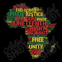 Juneteenth Africa Map Words June 19th 1865 Men Women Kids Video Games  Unisex Jogger | Artistshot