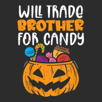 Kids Will Trade Brother For Candy Funny Halloween Family Kids Exclusive T-shirt | Artistshot