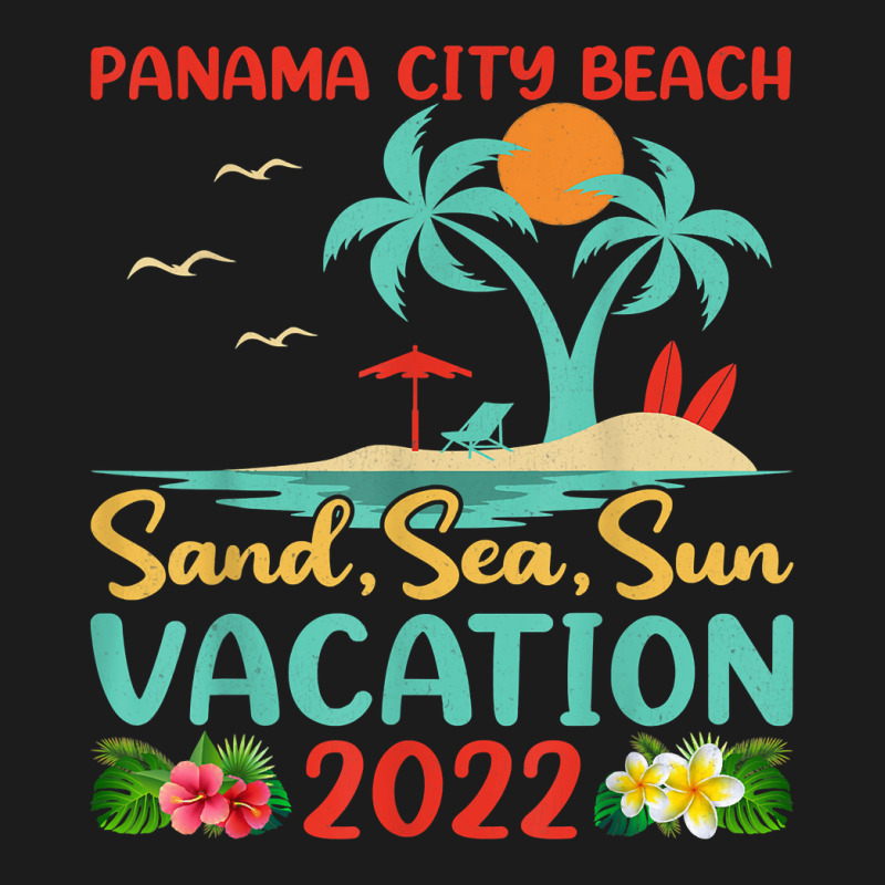 Beach Vacation 2022 Retro Sunset Florida Panama City Beach Hoodie & Jogger set by FrancesTiffany | Artistshot