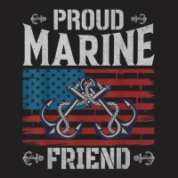 Proud Marine Friend T-shirt | Artistshot