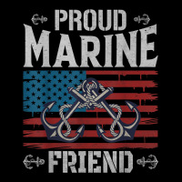 Proud Marine Friend V-neck Tee | Artistshot