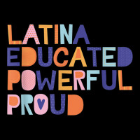 Latina Educated Powerful Proud Perfect For Latina Feminist Cropped Hoodie | Artistshot