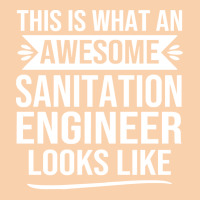 Sanitation Engineer T  Shirt Funny Sanitation Engineer Gifts Sanitatio Cropped Hoodie | Artistshot