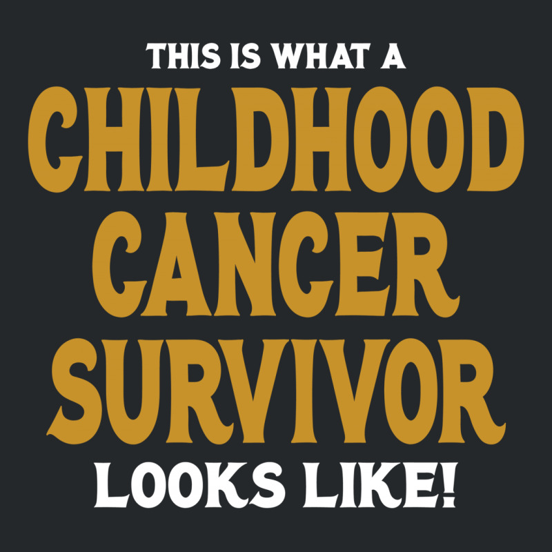 Never Underestimate The Strength Of A Childhood Cancer Warrior Crewneck Sweatshirt | Artistshot