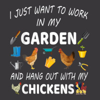 I Just Want To Work In My Garden And Hang Out With Chicken Ladies Curvy T-shirt | Artistshot