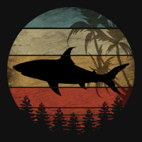 Shark T  Shirt V I N T A G E S H A R K T  Shirt Landscape Canvas Print | Artistshot